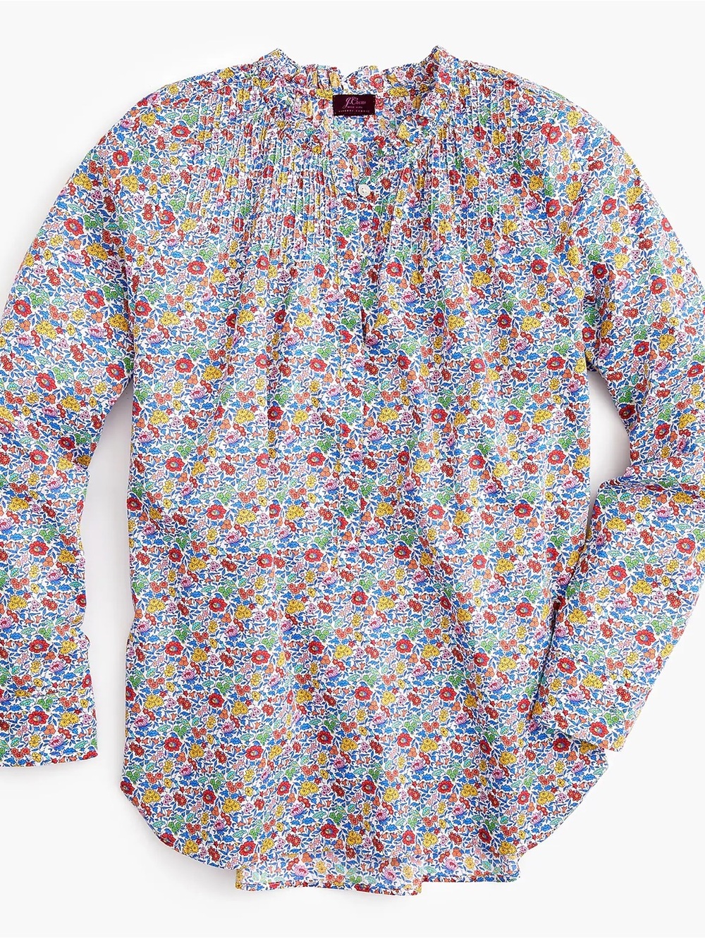 J. Crew Ruffle classic popover shirt in Liberty® Favourite Flowers